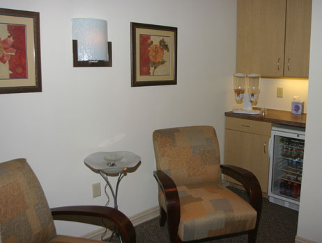 Tangles Hair Design and Day Spa Spa lounge