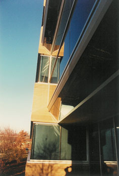 Union Meeting Corporate Center Building 5 Detail view of entrance glazing