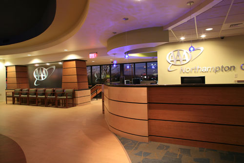 AAA Northampton County- Renovations Reception Desk