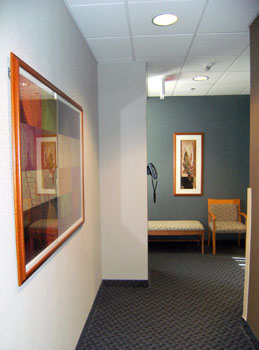 Lehigh Valley Diagnostic Imaging CT Suite Fit-out Corridor to patient prep
