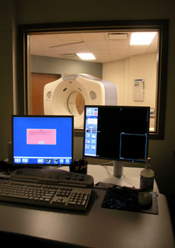 St. Lukes Hospital - Allentown Cancer Center CT control room