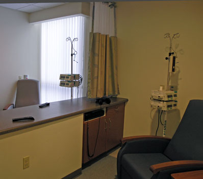St. Lukes Hospital - Allentown Cancer Center Infusion bay