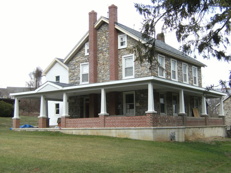 D&I Kreichelt Residence Construction view from southwest
