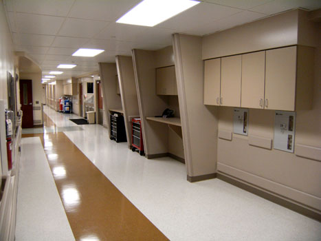 Crossroads Surgery Center Sterile Corridor looking east