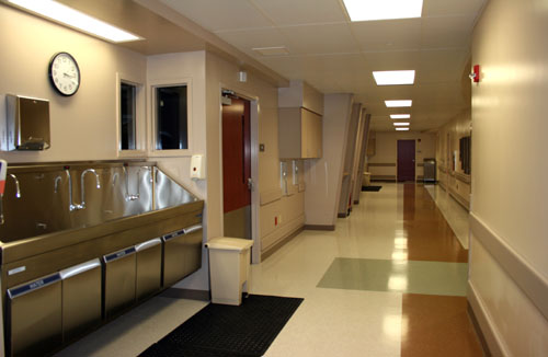 Crossroads Surgery Center Sterile Corridor looking west