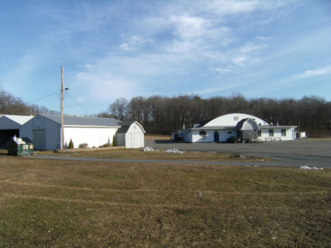 Slate Belt Military Service Memorial Site before construction
