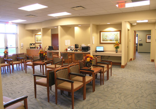 St. Luke's Hospital  Cancer Center Ground floor waiting