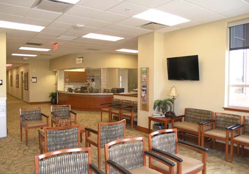 St. Luke's Hospital  Cancer Center Second floor waiting