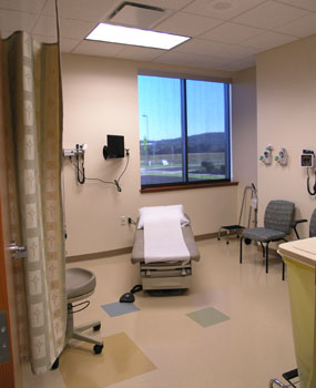 St. Luke's Hospital  Cancer Center Exam room