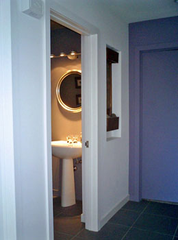 Rosensweet Residence - New Construction Water feature and closet